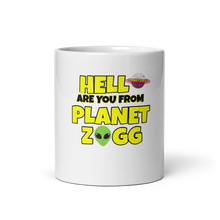 Load image into Gallery viewer, Planet Zogg White glossy mug