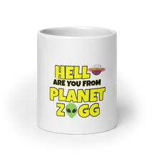 Load image into Gallery viewer, Planet Zogg White glossy mug