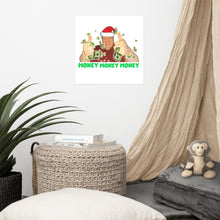 Load image into Gallery viewer, Kingian Christmas Money Photo paper poster