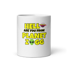 Load image into Gallery viewer, Planet Zogg White glossy mug
